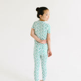 Short Sleeve Bamboo PJ in Shamrock