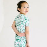 Short Sleeve Bamboo PJ in Shamrock