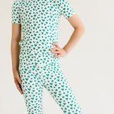 Short Sleeve Bamboo PJ in Shamrock