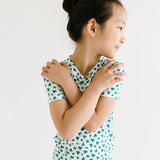 Short Sleeve Bamboo PJ in Shamrock