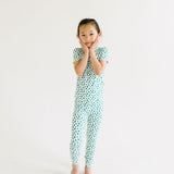 Short Sleeve Bamboo PJ in Shamrock