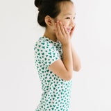 Short Sleeve Bamboo PJ in Shamrock