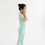 Short Sleeve Bamboo PJ in Shamrock