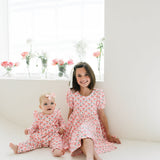 Puff Dress in Cherries