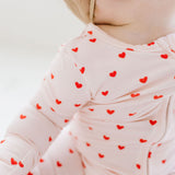 Zippy Bamboo Baby Pajama in Sweetheart