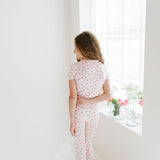 Short Sleeve Bamboo PJ in Sweetheart