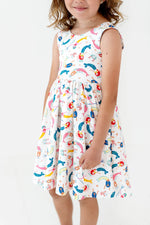 Load image into Gallery viewer, Tank Dress in Mermaid Whimsy
