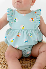 Load image into Gallery viewer, Amelia Romper in Beach Ball
