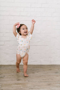Emmy Romper in Cobble Stone